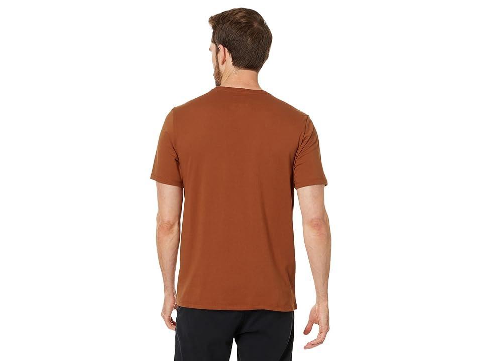 Hurley Explore Icon Short Sleeve Tee (Royal Ember) Men's Clothing Product Image
