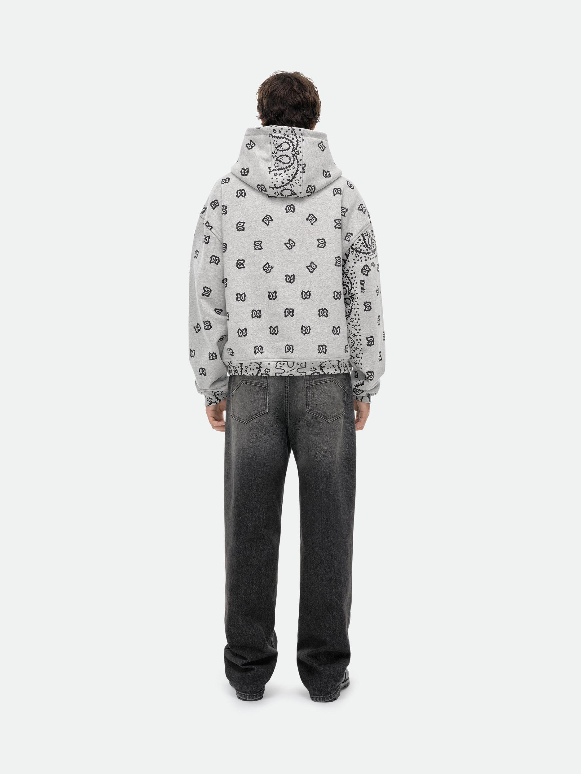 BANDANA PRINT HOODIE Male Product Image