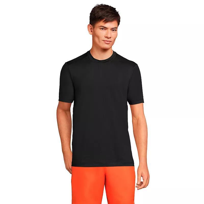 Big & Tall Lands' End SPF Short Sleeve Tee, Men's, Size: XXL Tall, White Product Image