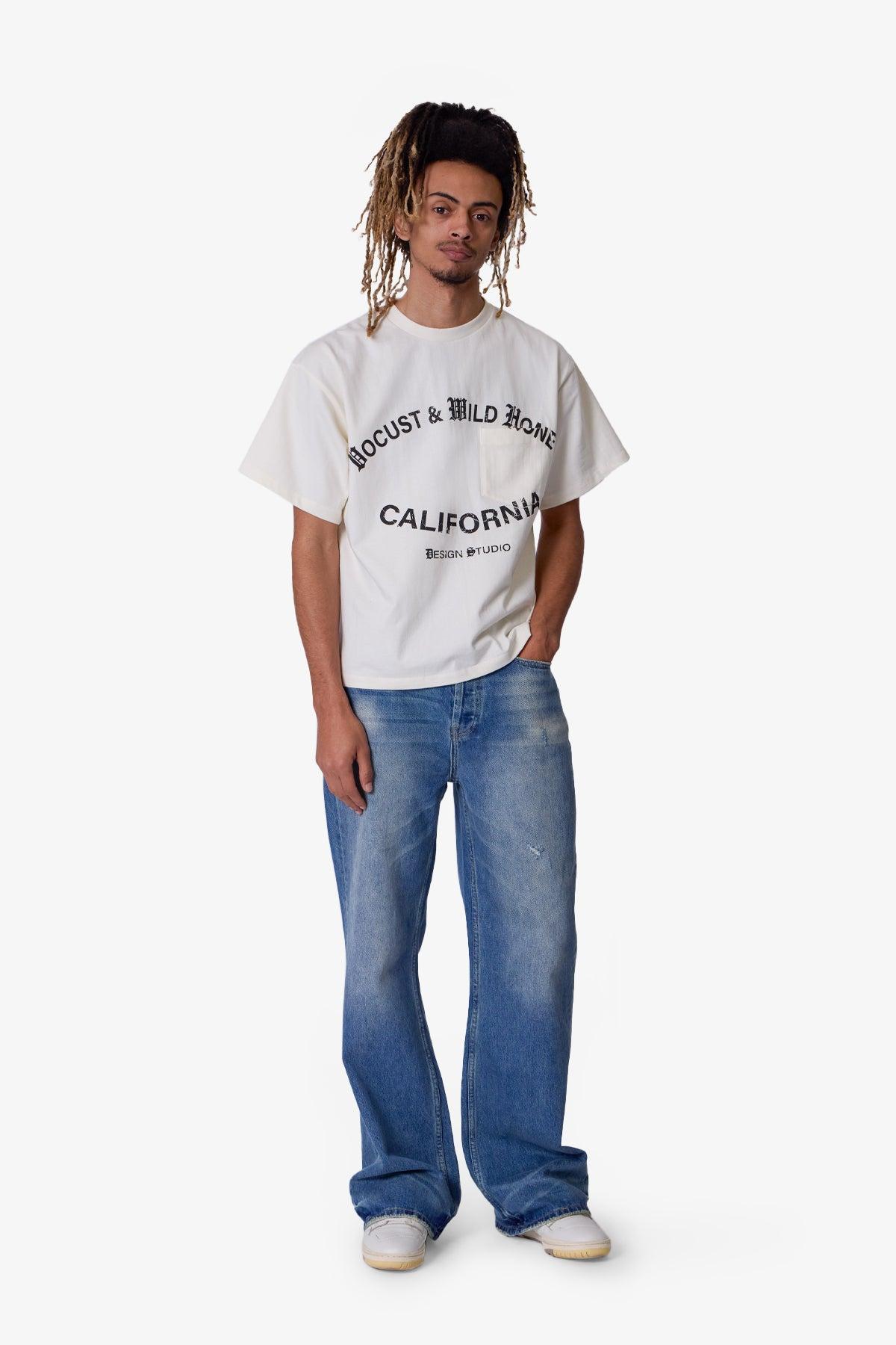 G:04 Relaxed Flare Denim - Medium Blue Product Image