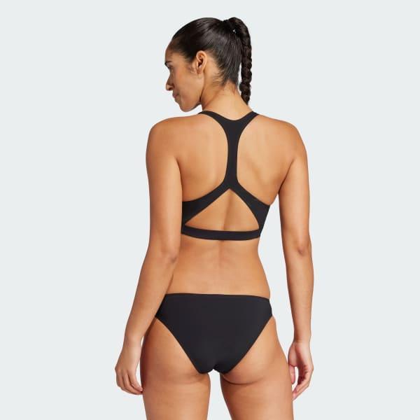 adidas Lanelux Y-Back Bikini Black 12 Womens Product Image