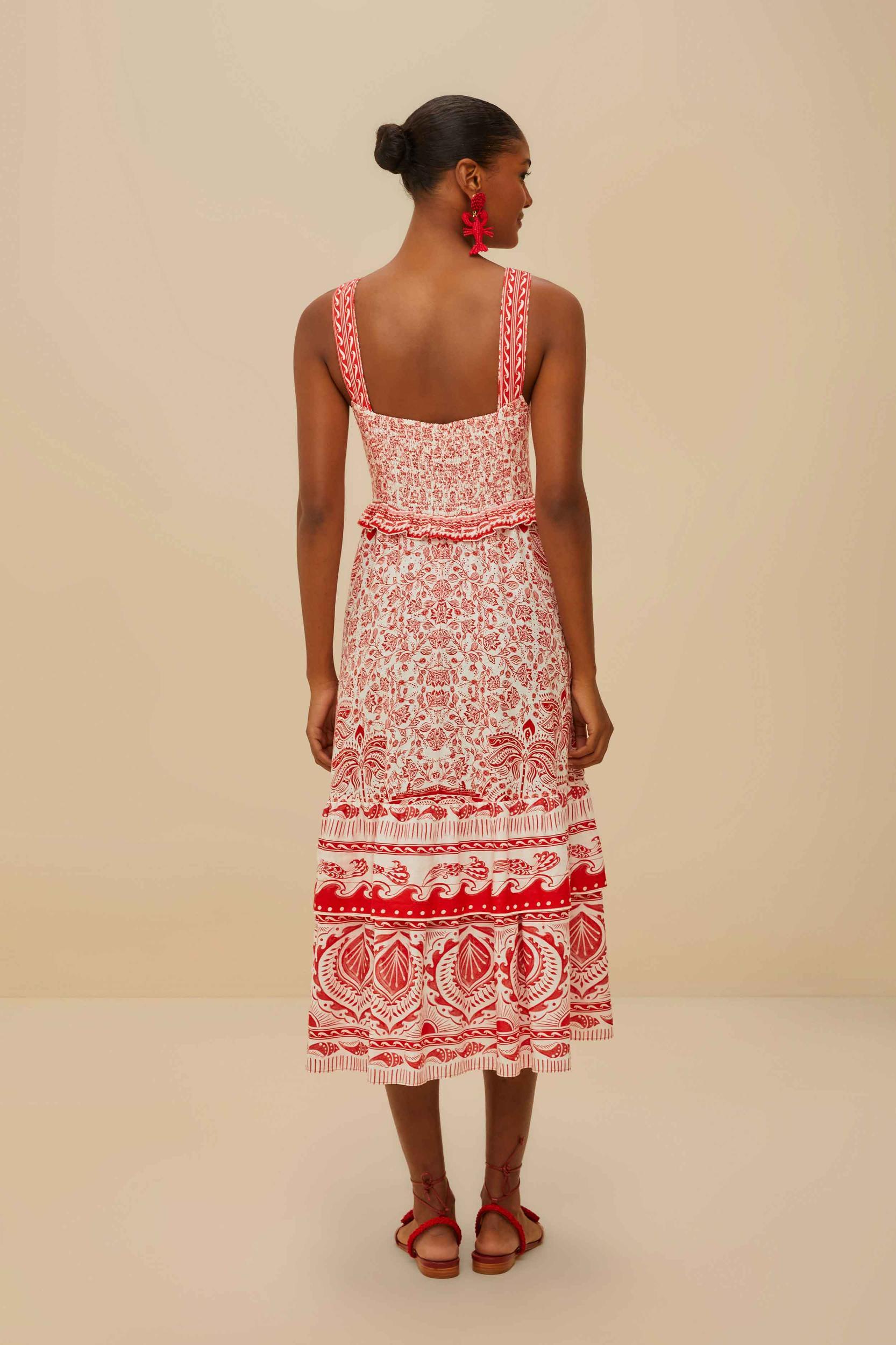 Red River Ride LENZING™ ECOVERO™ Euroflax™ Midi Dress Product Image