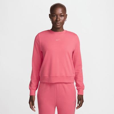 Nike Women's Dri-FIT One Crew-Neck French Terry Sweatshirt Product Image