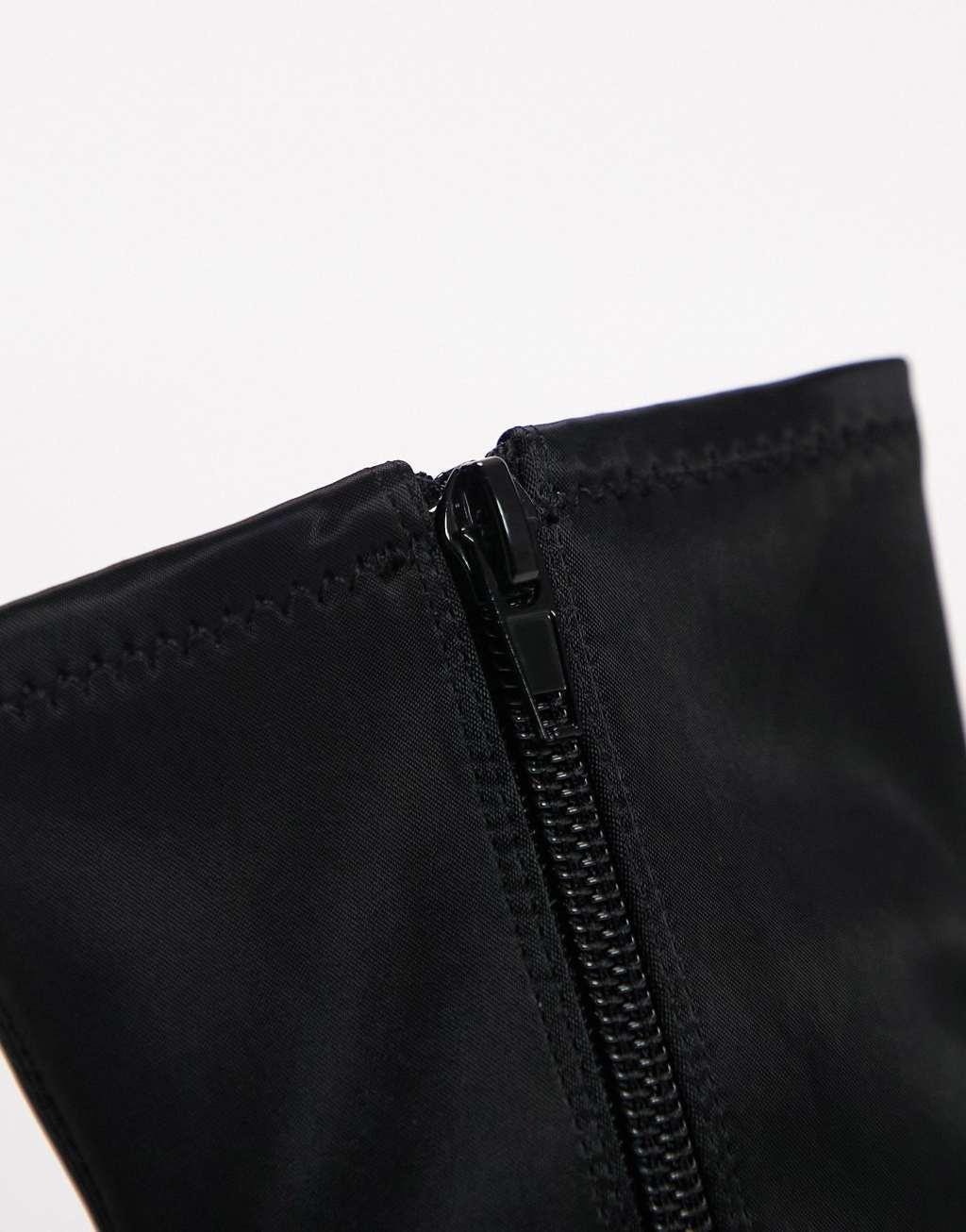 Topshop Wide Fit Martha over the knee stretch boot Product Image