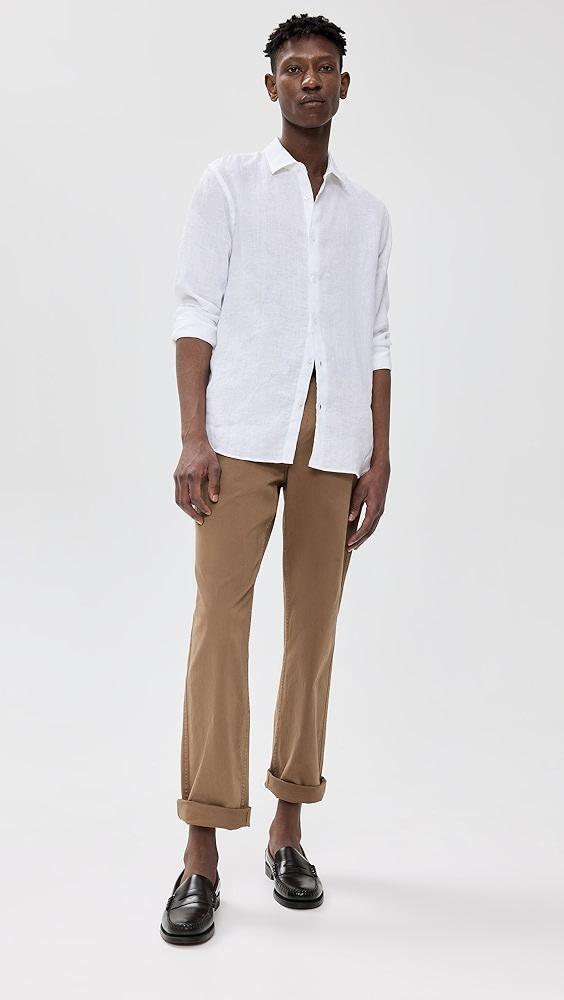Orlebar Brown Giles Linen Button Down Shirt | Shopbop Product Image