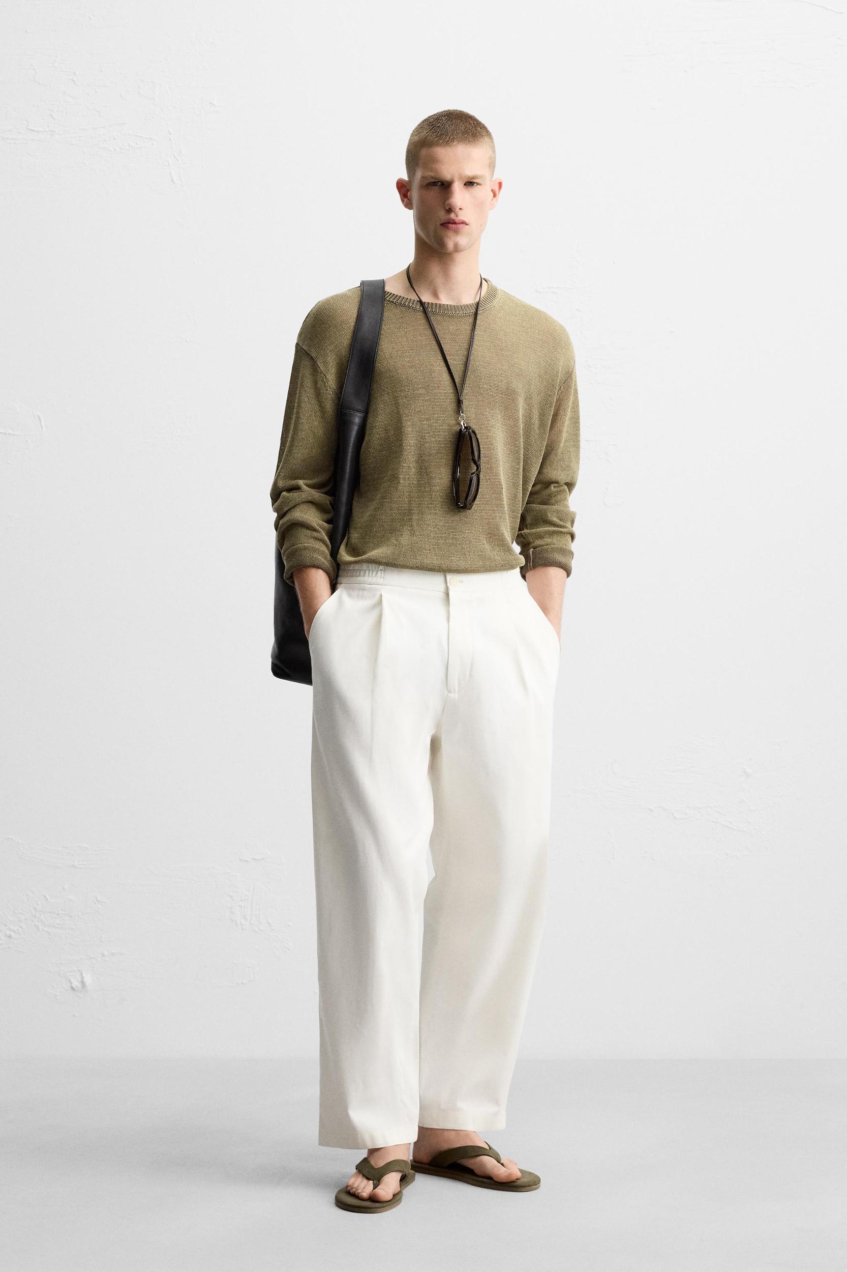 SEMI-SHEER RELAXED FIT SWEATER Product Image