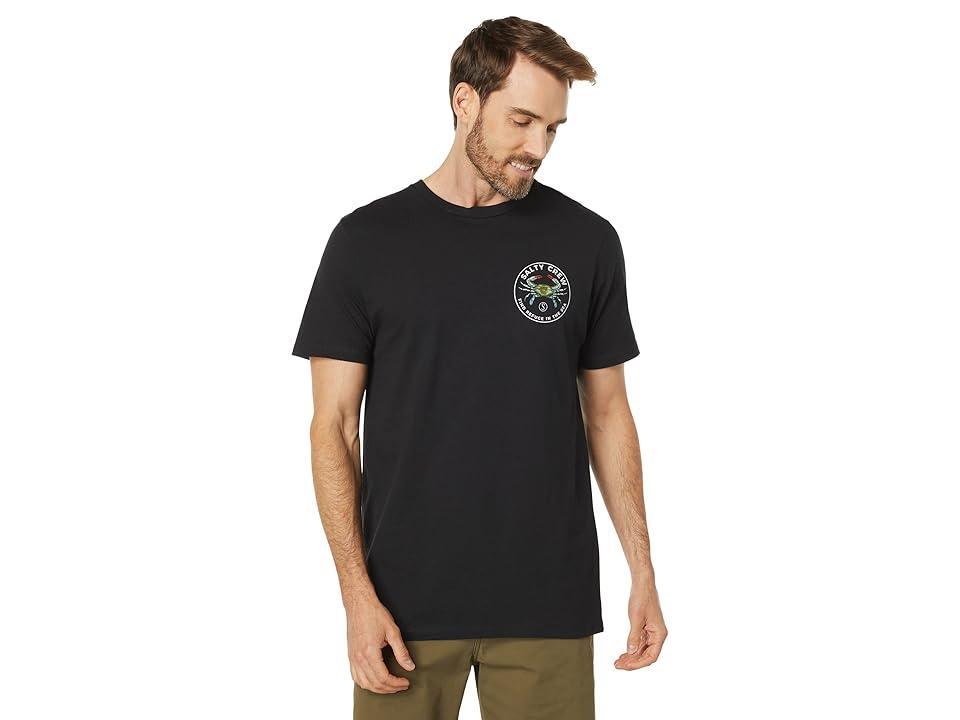 Salty Crew Blue Crabber Premium Short Sleeve Tee (Mackerel) Men's Clothing Product Image