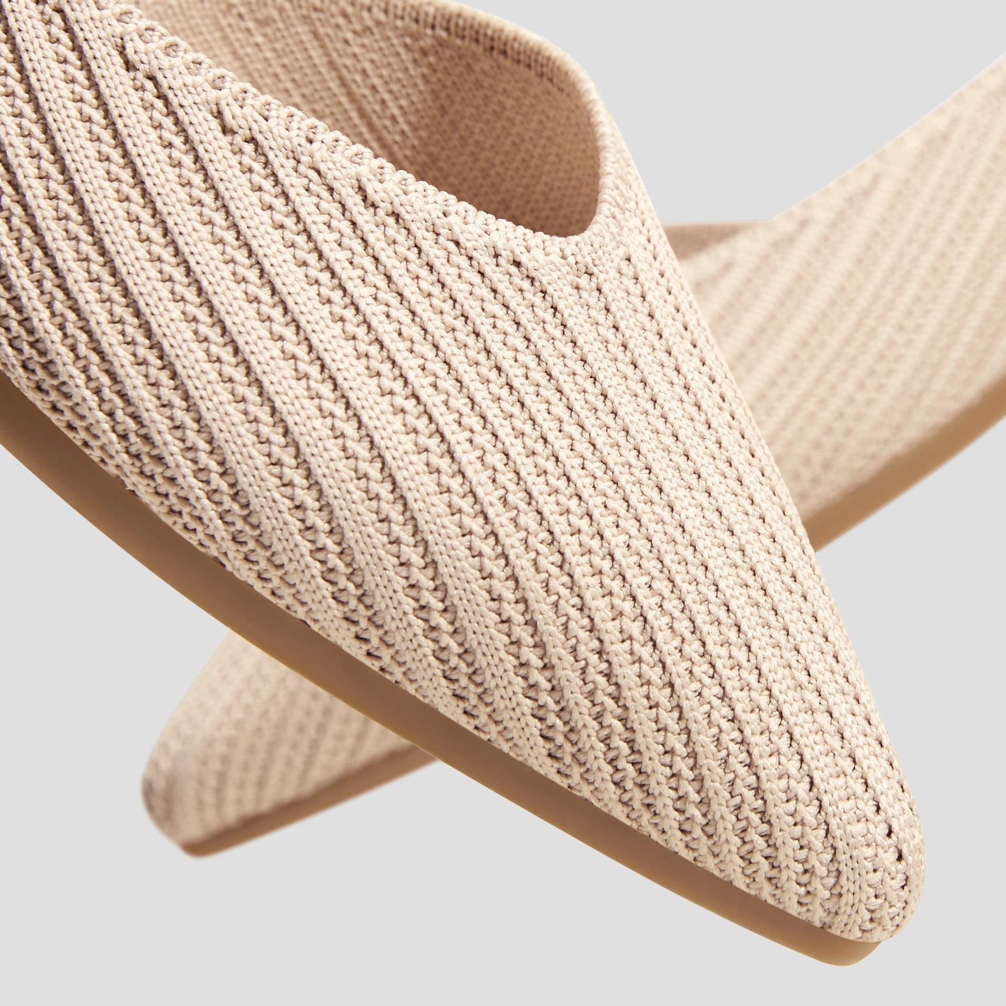 Pointed-Toe D'Orsay Flats (Melia) Product Image