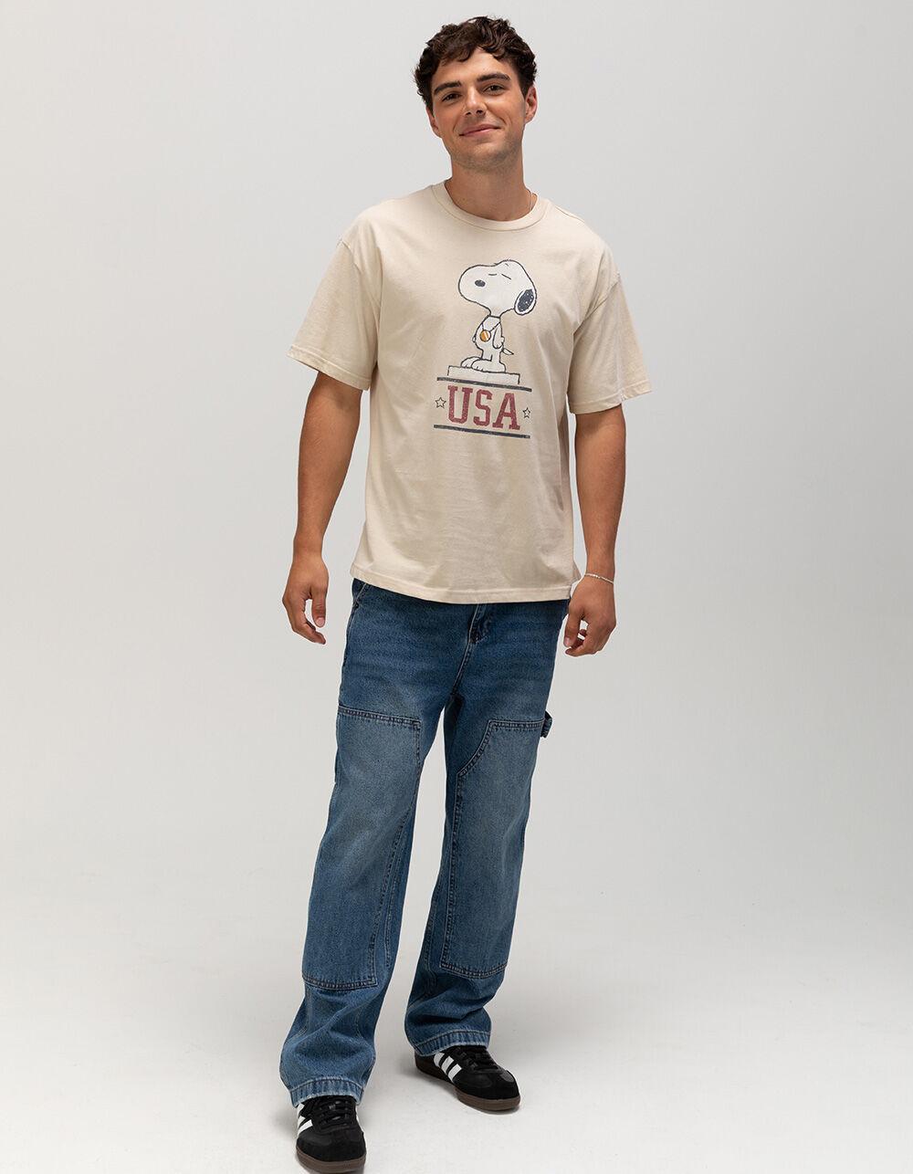 RSQ x Peanuts USA Mens Tee - TAUPE Product Image