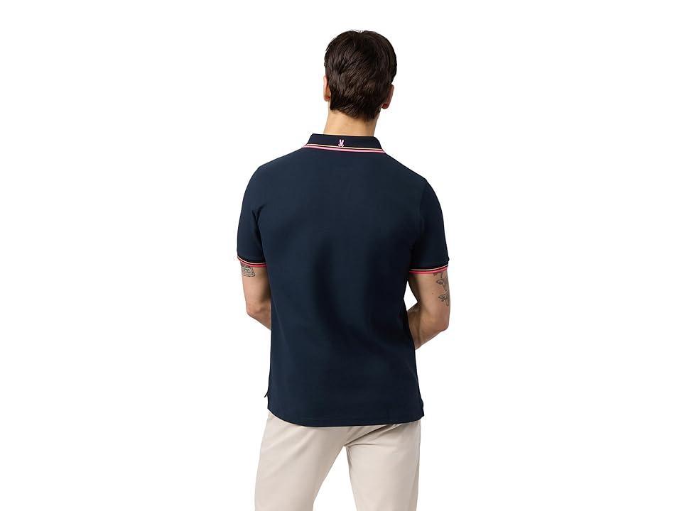 Psycho Bunny Wasterlo Pique Polo Men's Short Sleeve Knit Product Image