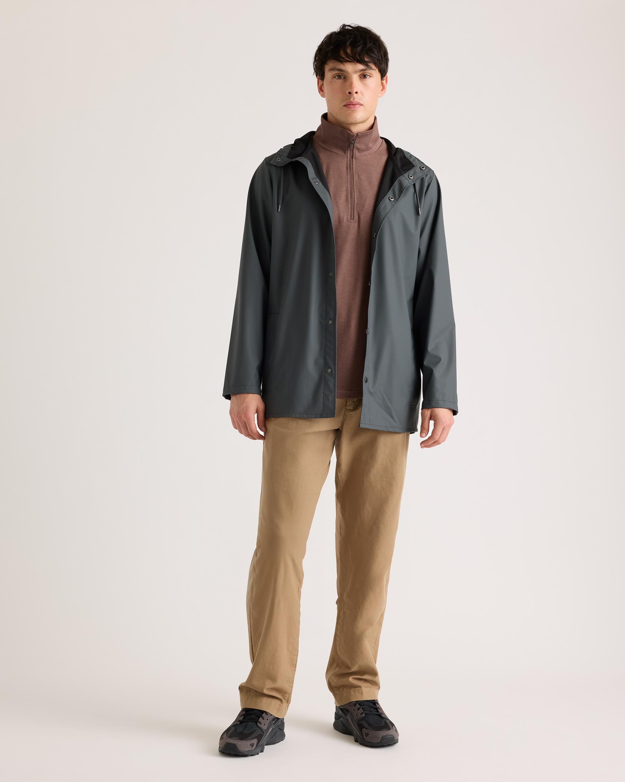 Quince | Men's Waterproof Rubberized Rain Jacket Recycled Polyester Product Image