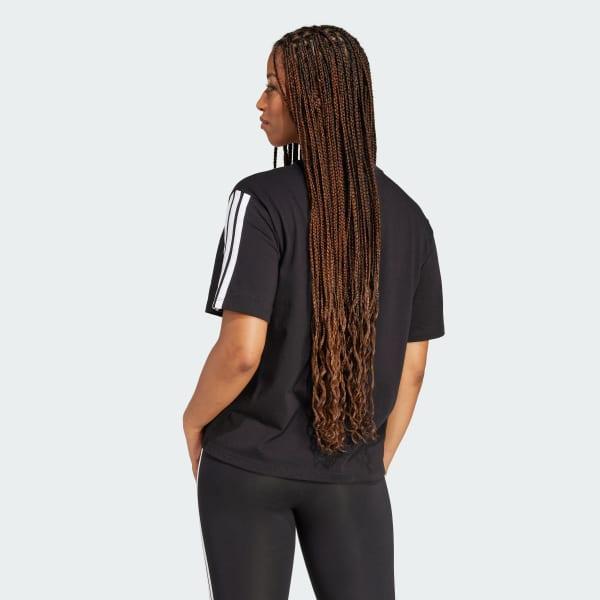 Essentials 3-Stripes Boyfriend Tee Product Image