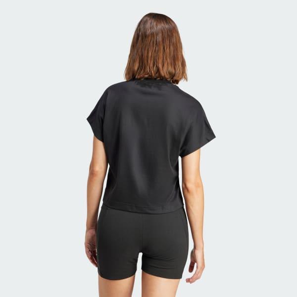 adidas ALL SZN Tee Black S Womens Product Image