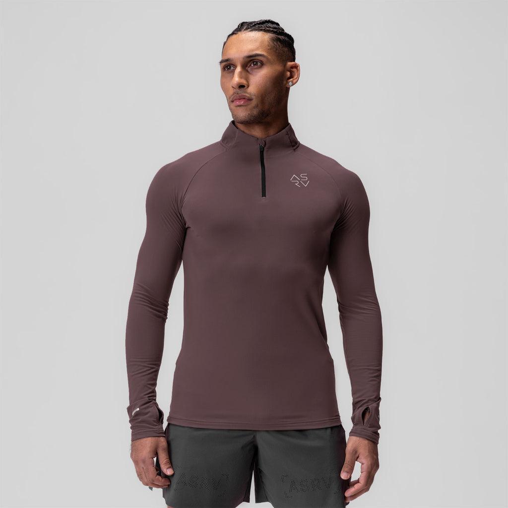 0906. Thermal Training Quarter Zip - Black "Cyber" Product Image