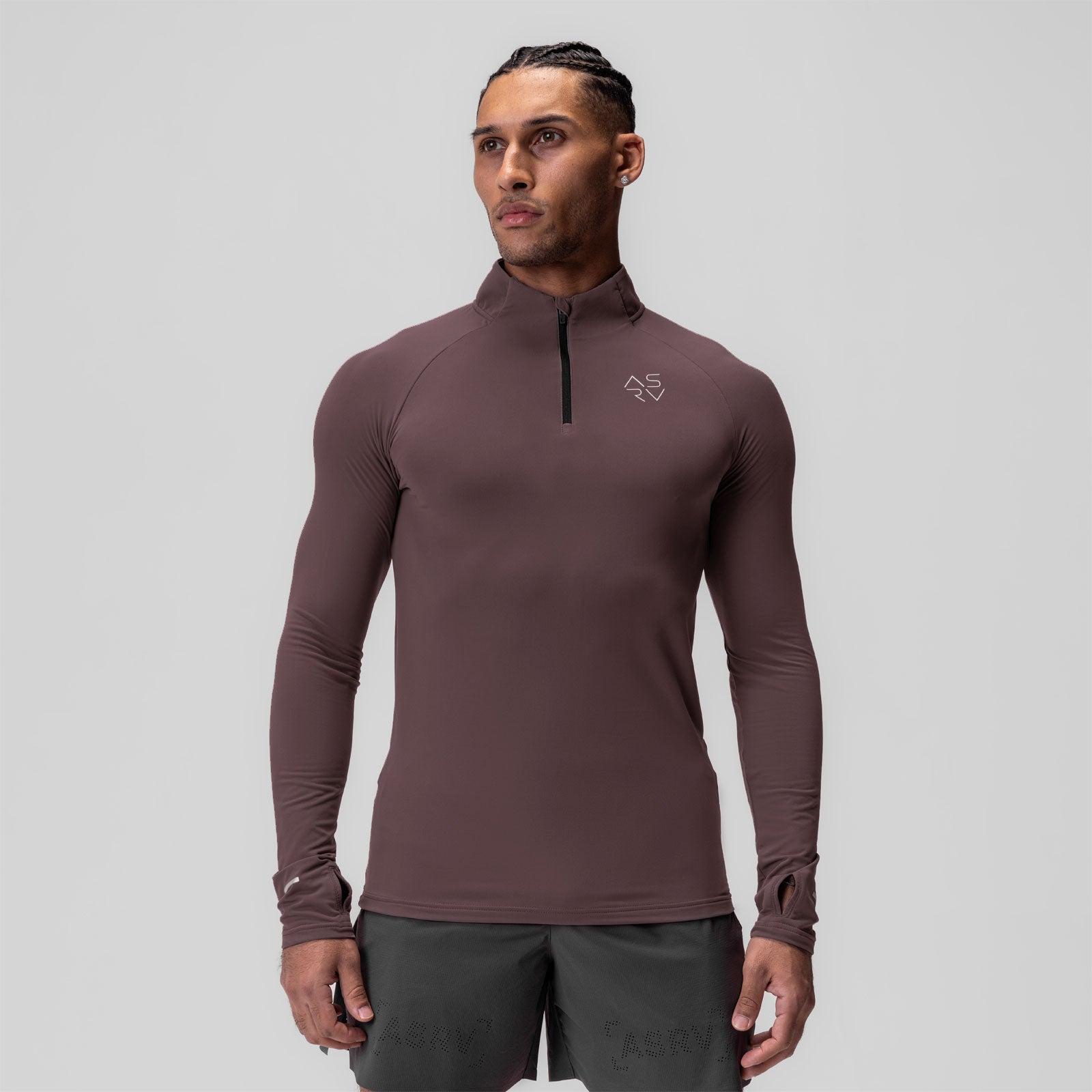 0906. Thermal Training Quarter Zip - Black "Cyber" Product Image