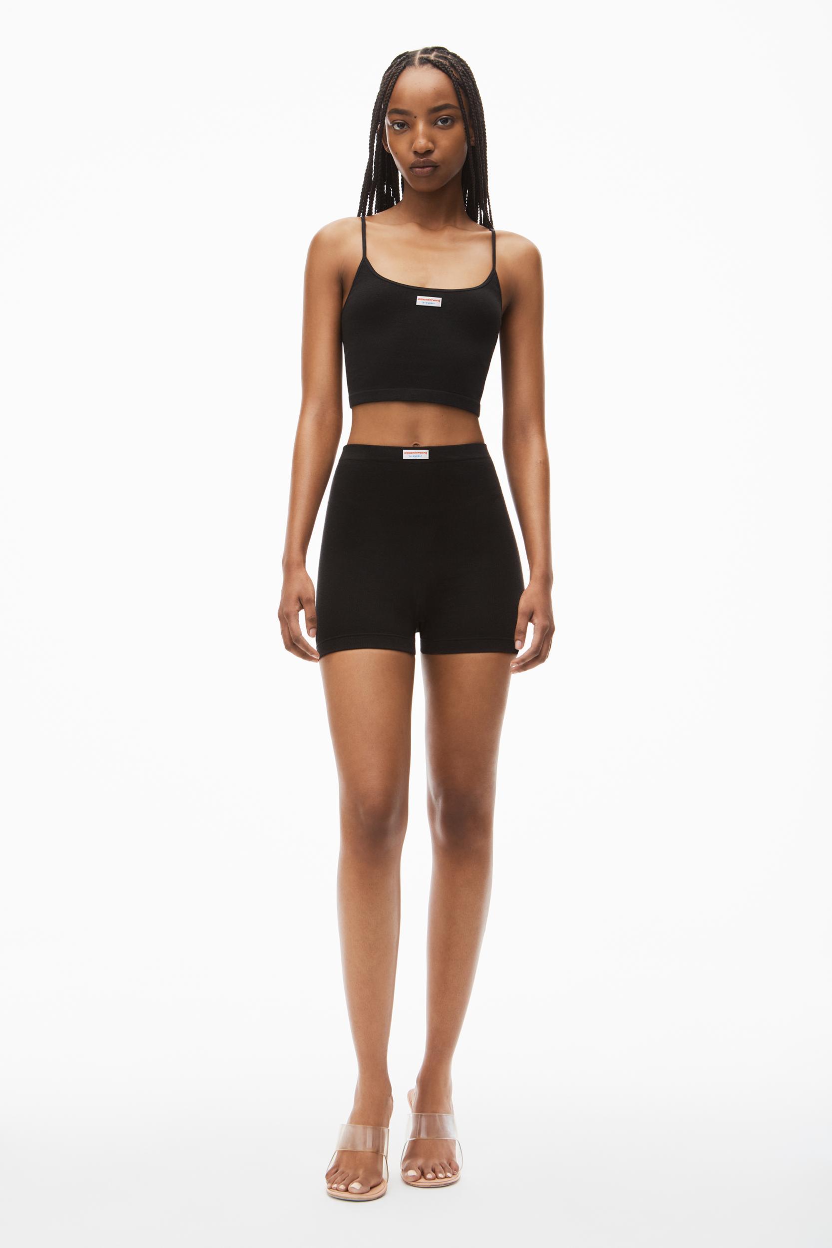 Crysal Hotfix Cami Dress In Waffle Knit Product Image