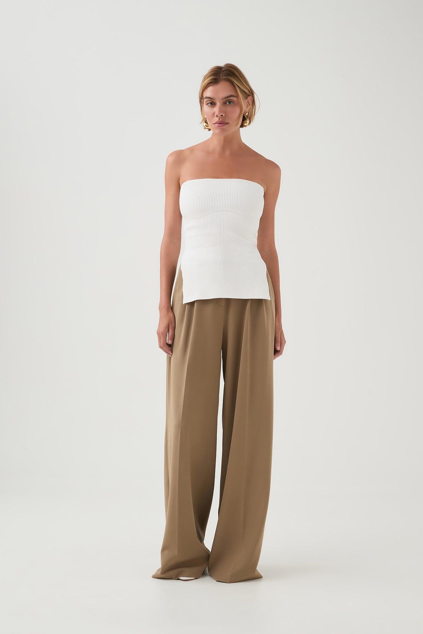 Deia Strapless Knit Top Product Image