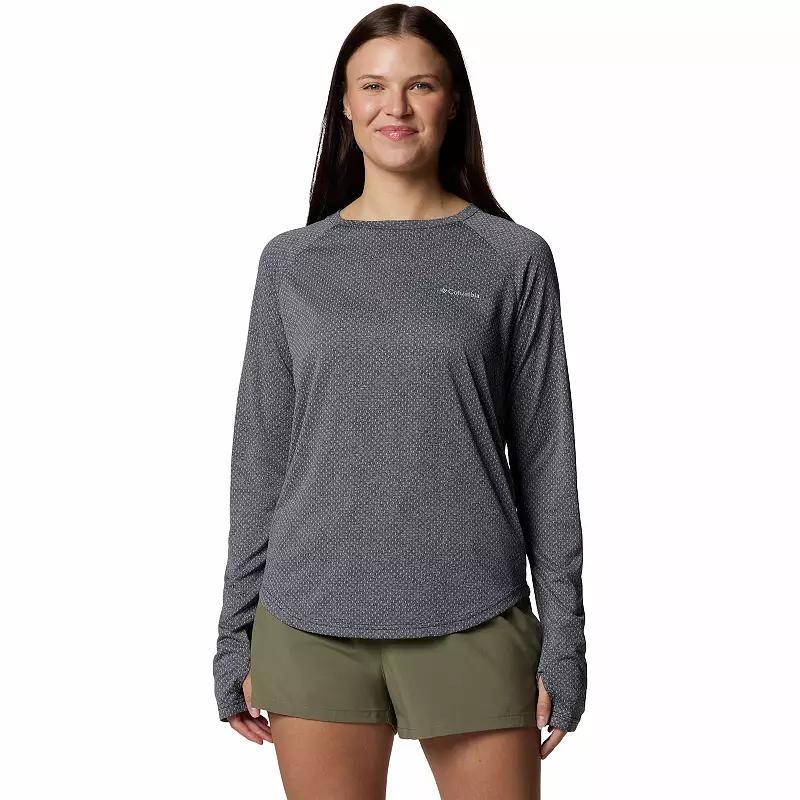 Women's Columbia Omni-WICK™ Bogata Bay Long Sleeve T-Shirt, Size: XS, Spray Product Image