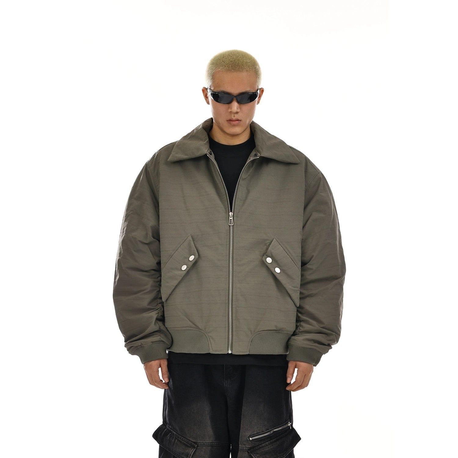 RT No. 12128 BLACK FUR COLLAR FLIGHT JK Product Image