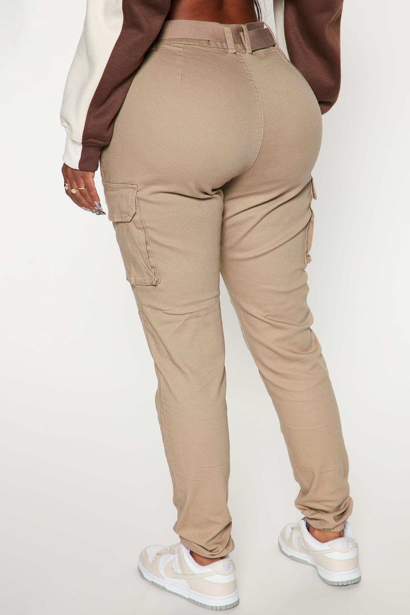 Cadet Khloe Oversized Cargo Pants - Khaki Product Image