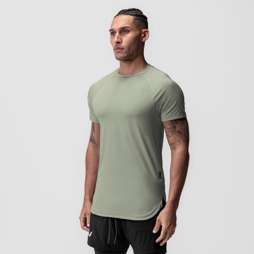 0660. AeroSilver® Established Tee - Sage Product Image