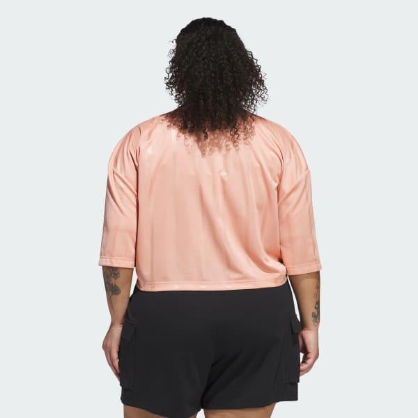 Adidas Womens Tiro 3-Stripes Oversized Jersey Shirt (Plus Product Image