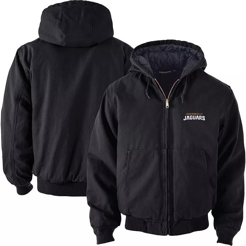 Men's Dunbrooke Black Arizona Cardinals Big & Tall Dakota Canvas Hoodie Full-Zip Jacket, Size: XLT Product Image