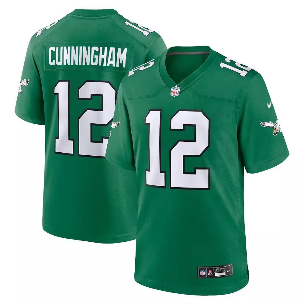 Men's Nike Randall Cunningham Kelly Green Philadelphia Eagles Alternate Retired Player Game Jersey, Size: 2XL Product Image