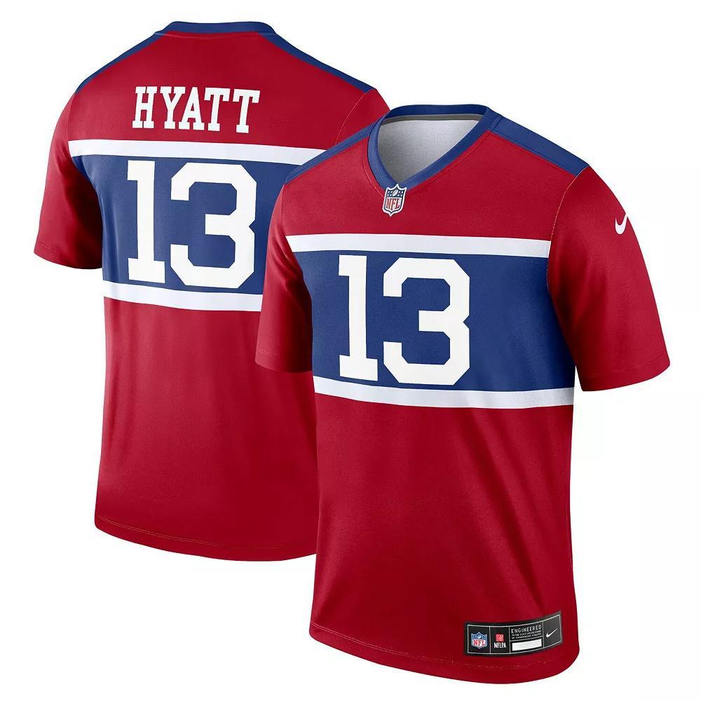 Men's Nike Jalin Hyatt Century Red New York Giants Alternate Legend Player Jersey, Size: Medium Product Image