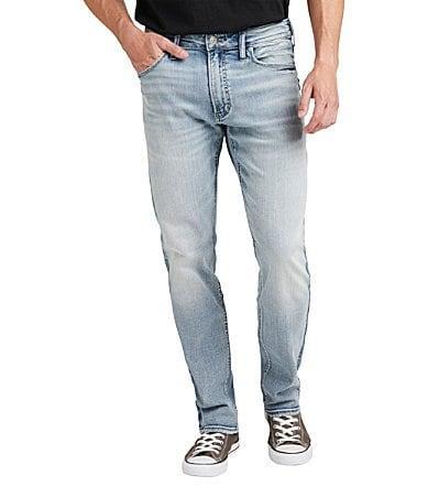 Silver Jeans Co. Mens Eddie Athletic Fit Tapered Leg Stretch Jeans Product Image