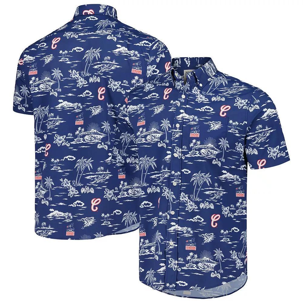 Men's Reyn Spooner Navy Chicago White Sox Kekai Button-Up Shirt, Size: Small, Blue Product Image