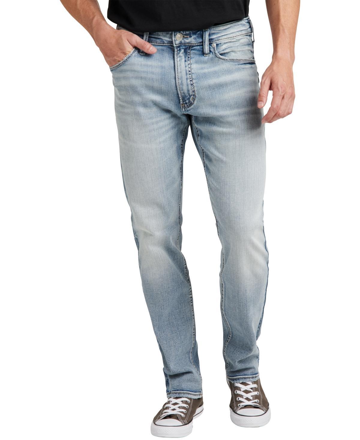 Silver Jeans Co. Mens Eddie Athletic Fit Tapered Leg Stretch Jeans Product Image