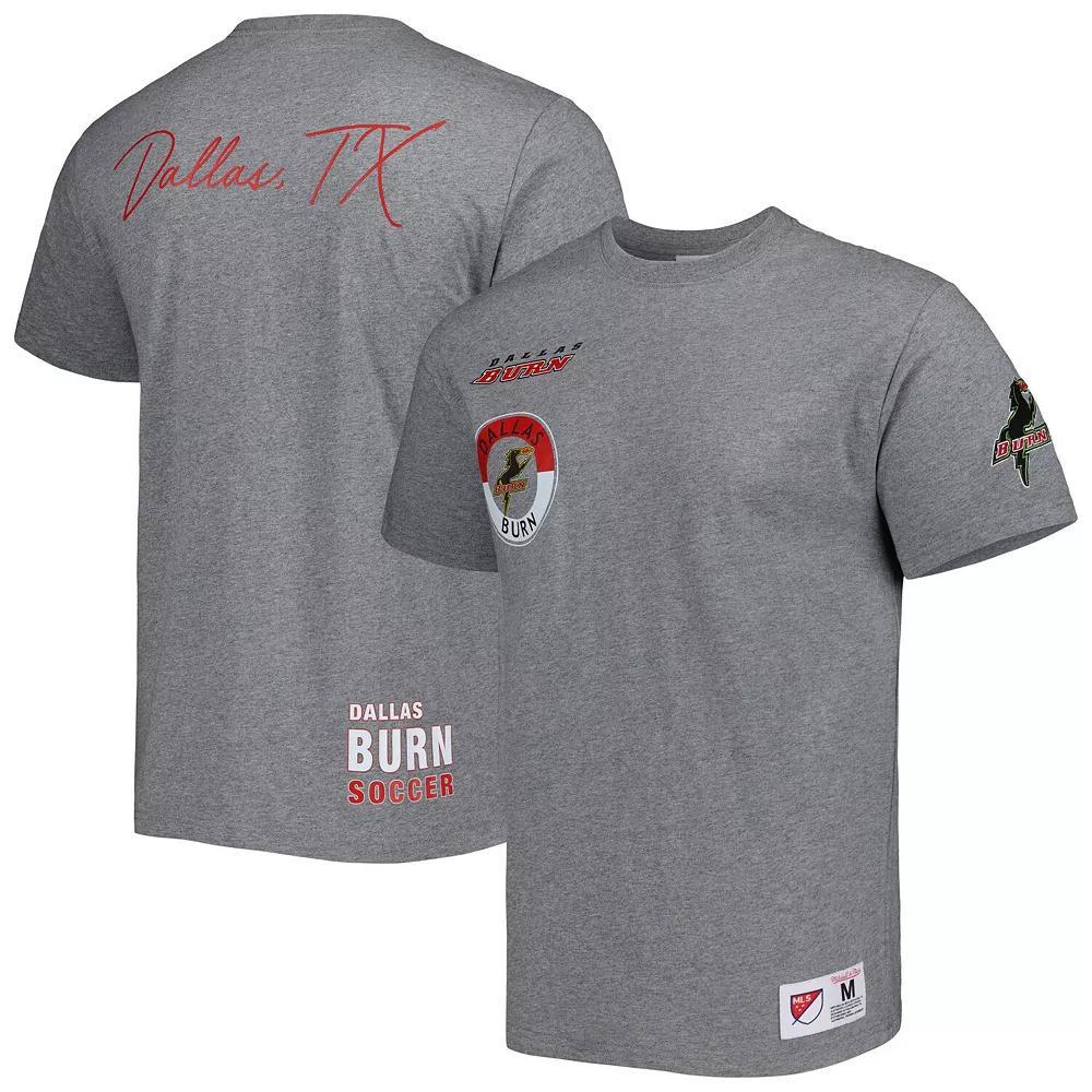 Men Mitchell & Ness Gray FC Dallas City Tee, Men's, Size: 2XL, Fcd Grey Product Image
