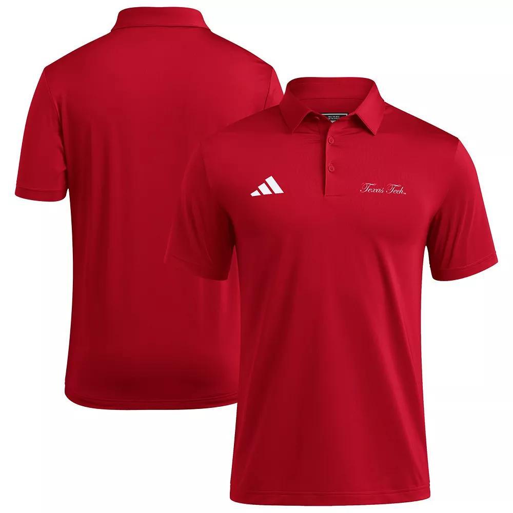 Men's adidas Red Texas Tech Red Raiders Ultimate 365 Polo, Size: Medium Product Image
