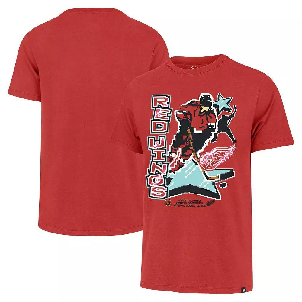 Men's '47 Red Detroit Red Wings Lamp Lighter Franklin T-Shirt, Size: 2XL Product Image