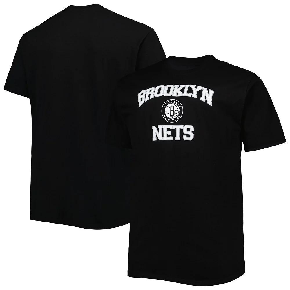 Men's Black Brooklyn Nets Big & Tall Heart & Soul T-Shirt, Size: XLT Product Image