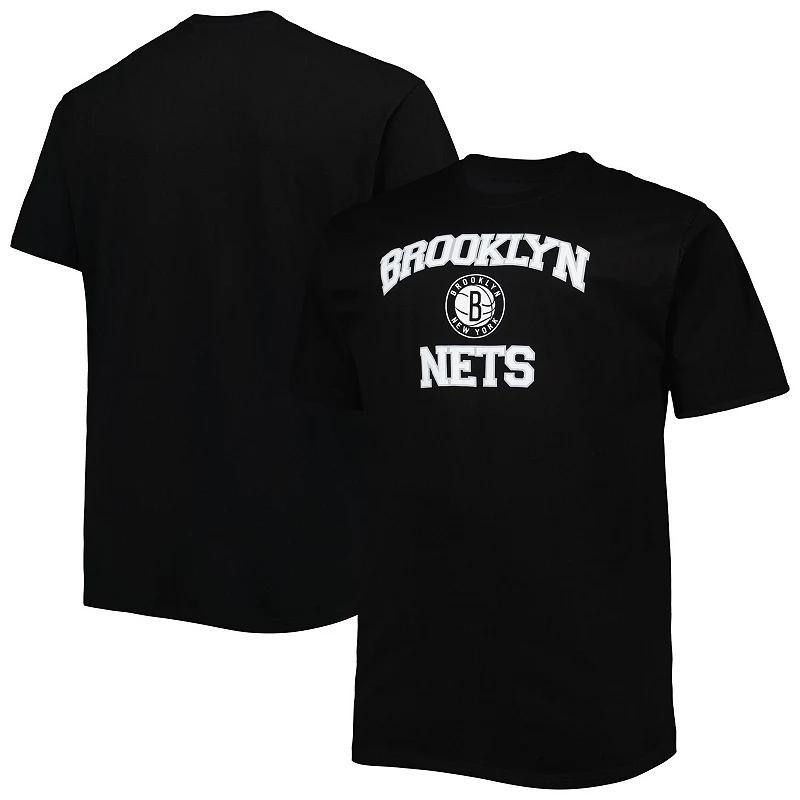 Men's Black Brooklyn Nets Big & Tall Heart & Soul T-Shirt, Size: XLT Product Image