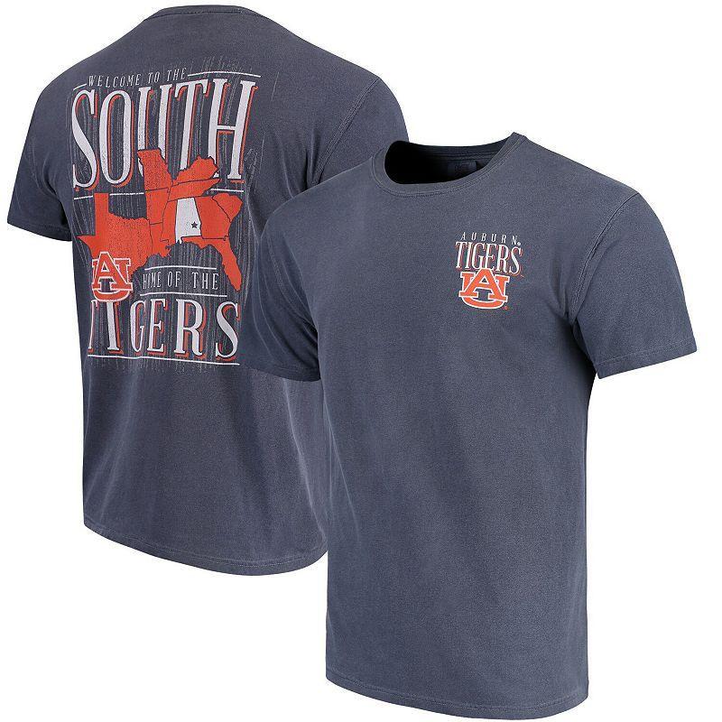 Men's Navy Auburn Tigers Welcome to the South Comfort Colors T-Shirt, Size: Small, Blue Product Image