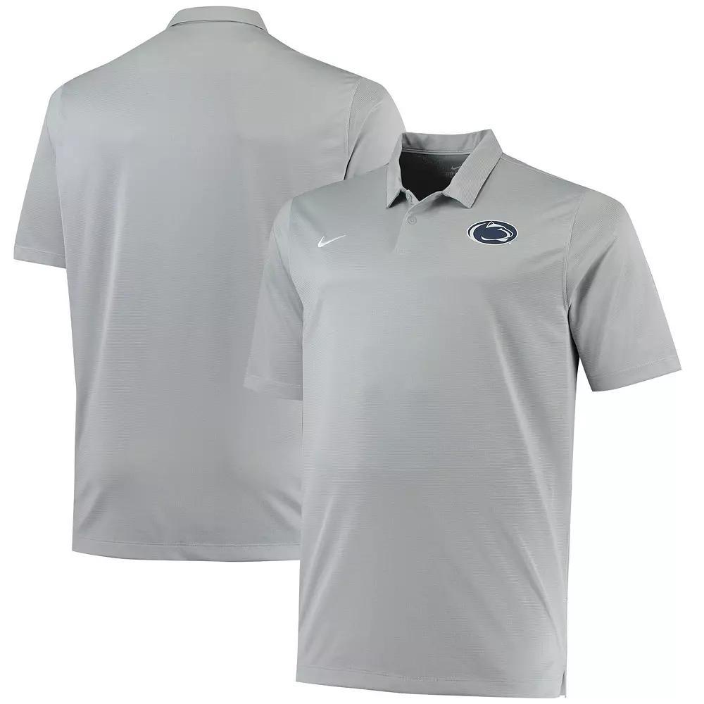 Men's Nike Heathered Gray Penn State Nittany Lions Big & Tall Performance Polo, Size: 4XB, Grey Product Image