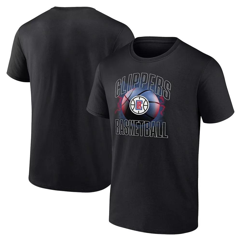 Men's Fanatics Branded Black LA Clippers Match Up T-Shirt, Size: Large Product Image