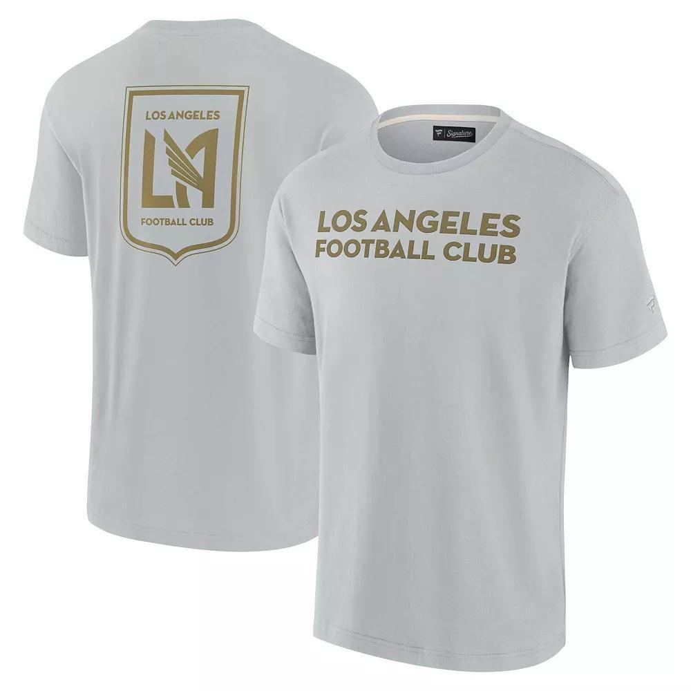 Men's Fanatics Signature  Gray LAFC Oversized Logo T-Shirt, Size: Medium, Lfc Grey Product Image