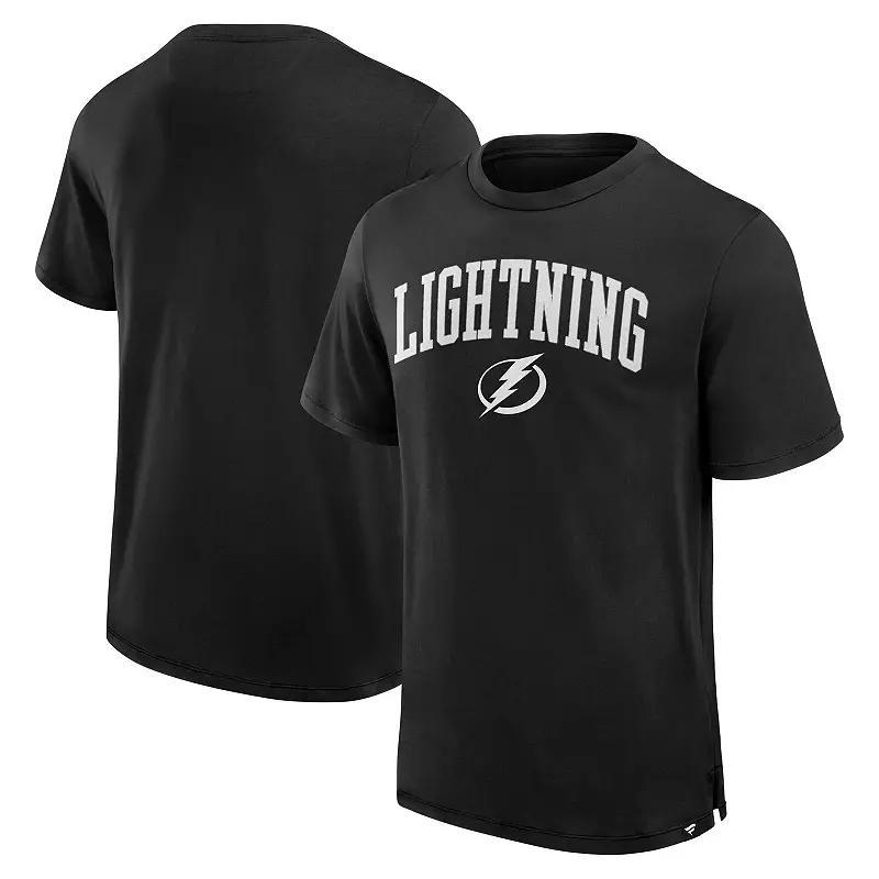 Mens Fanatics Black Tampa Bay Lightning Elevated Pima T-Shirt Product Image