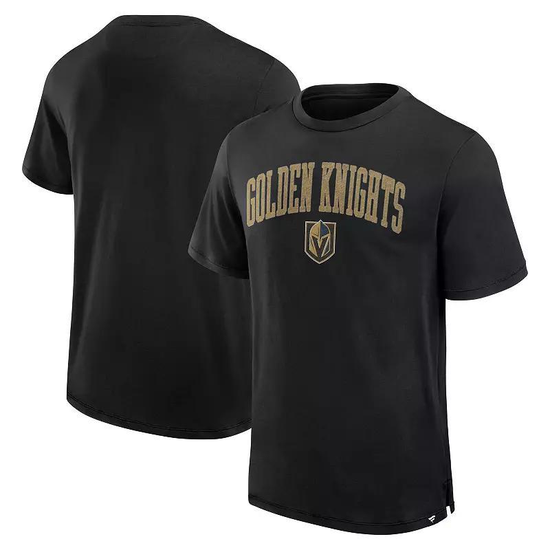 Men's Fanatics Heather Charcoal Las Vegas Raiders Divided Warp Tri-Blend T-Shirt, Size: Large, Lvr Charco Product Image