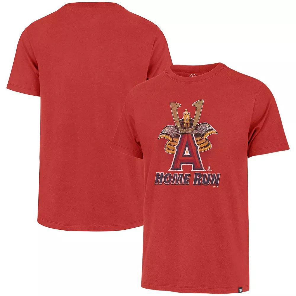Men's '47  Red Los Angeles Angels HR Celebration T-Shirt, Size: 2XL Product Image