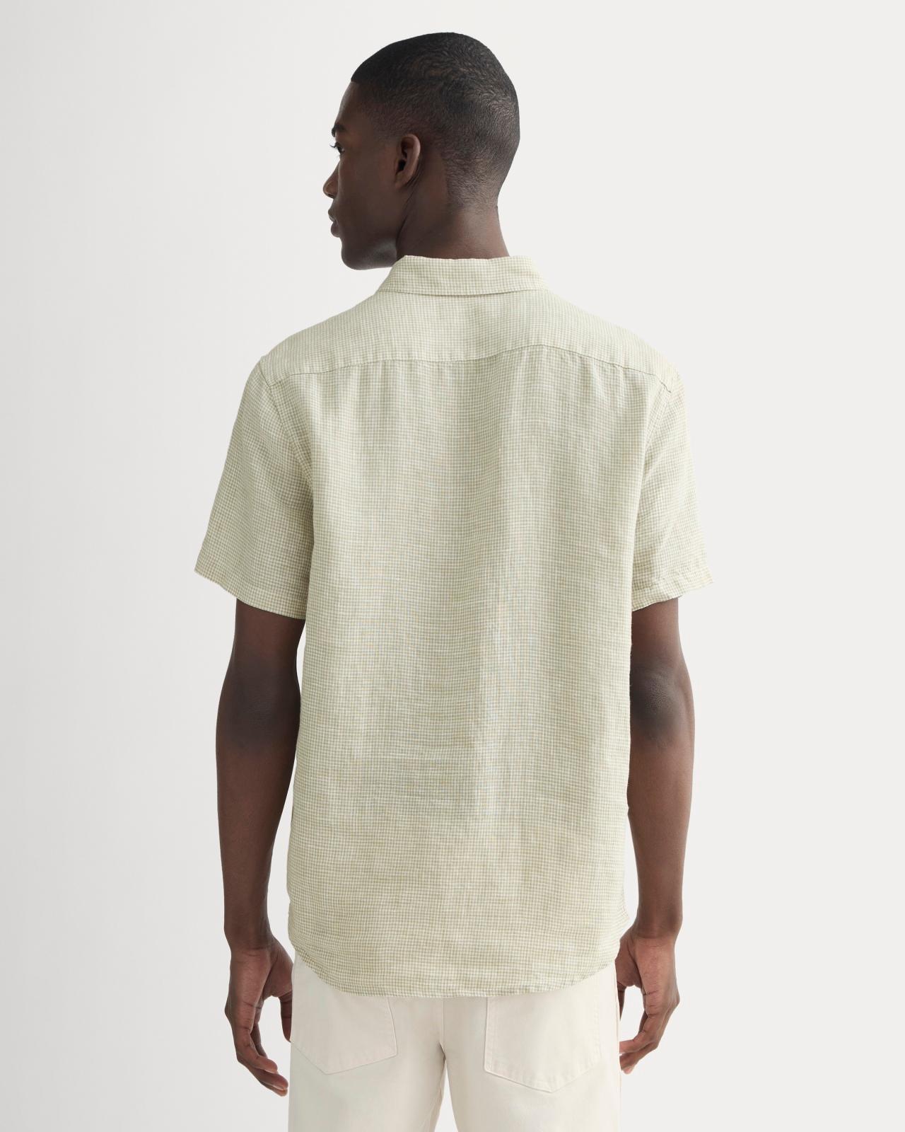 The Classic Short-Sleeve Shirt in Linen Product Image
