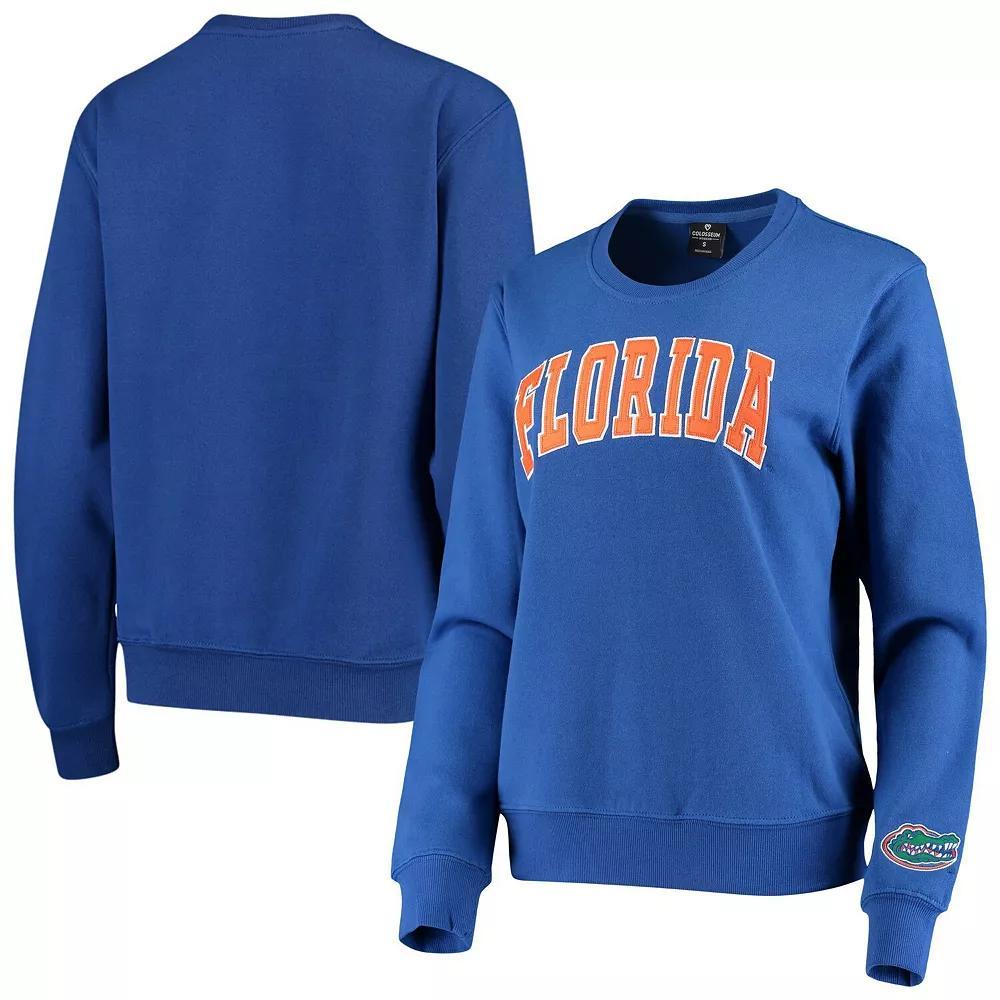 Women's Colosseum Royal Florida Gators Campanile Pullover Sweatshirt, Size: XL, Blue Product Image