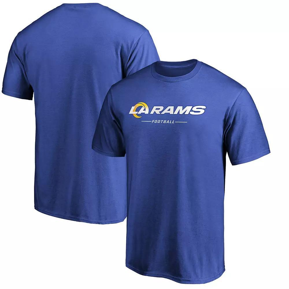 Mens Fanatics Branded Royal Los Angeles Rams Team Lockup Logo T-Shirt Product Image