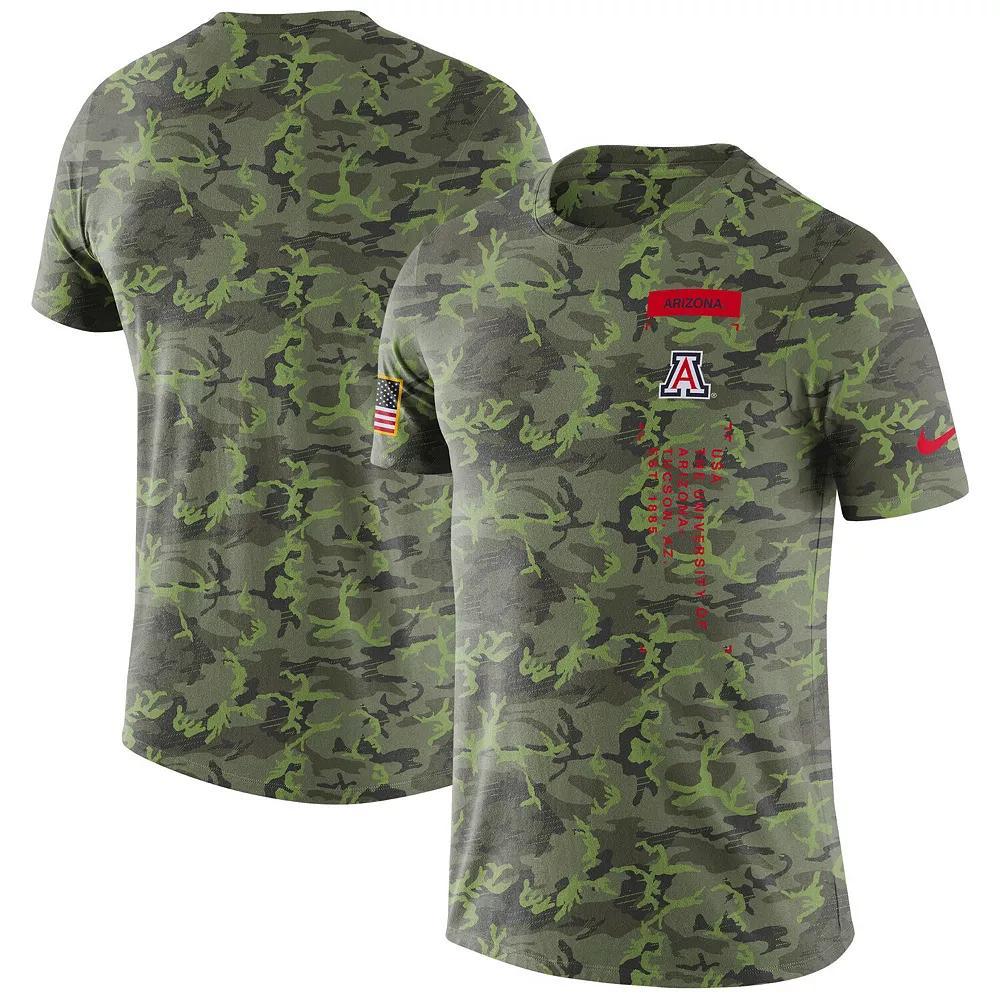 Men's Nike Camo Arizona Wildcats Military T-Shirt, Size: Medium, Green Product Image