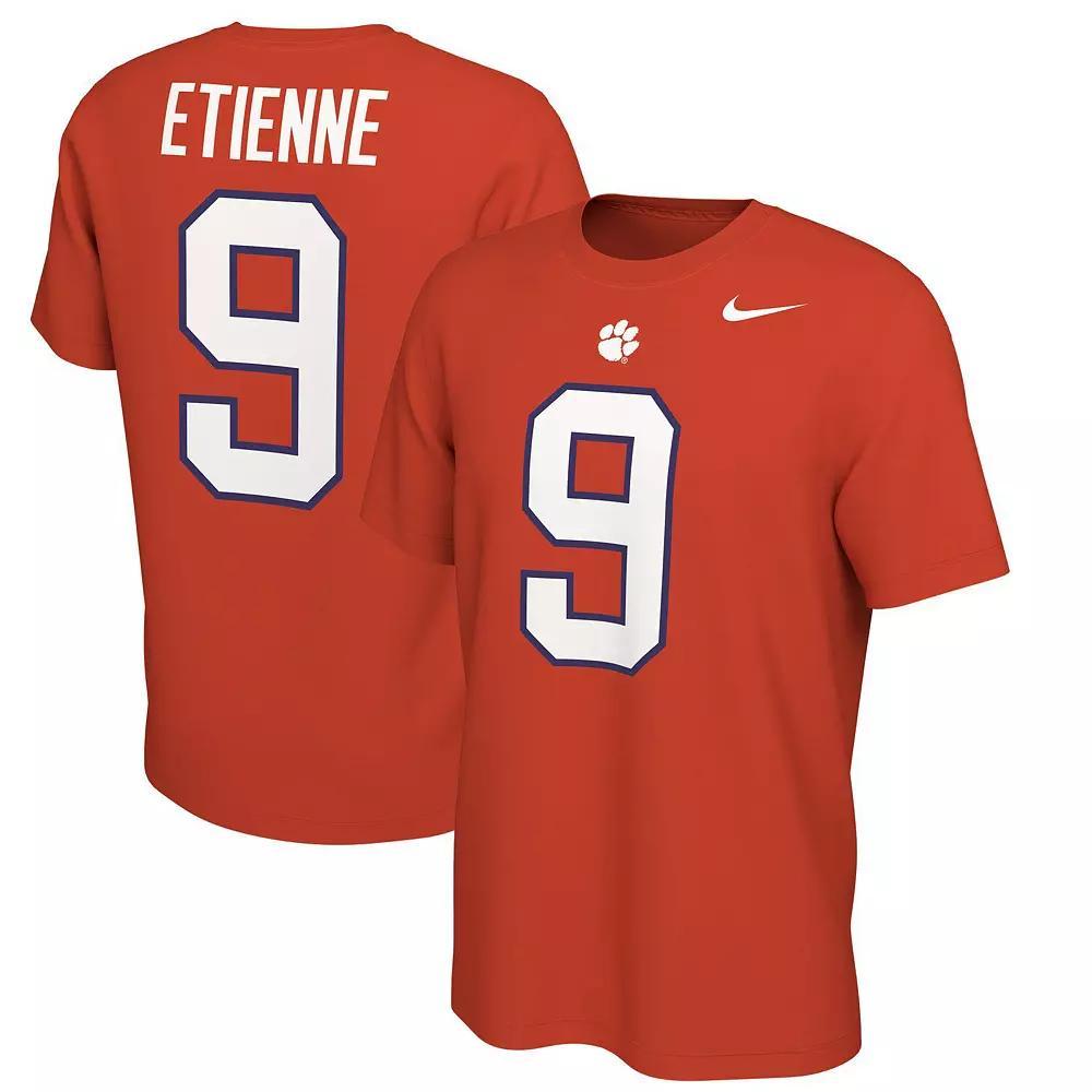 Men's Nike Travis Etienne Orange Clemson Tigers Alumni Name & Number T-Shirt, Size: XL Product Image