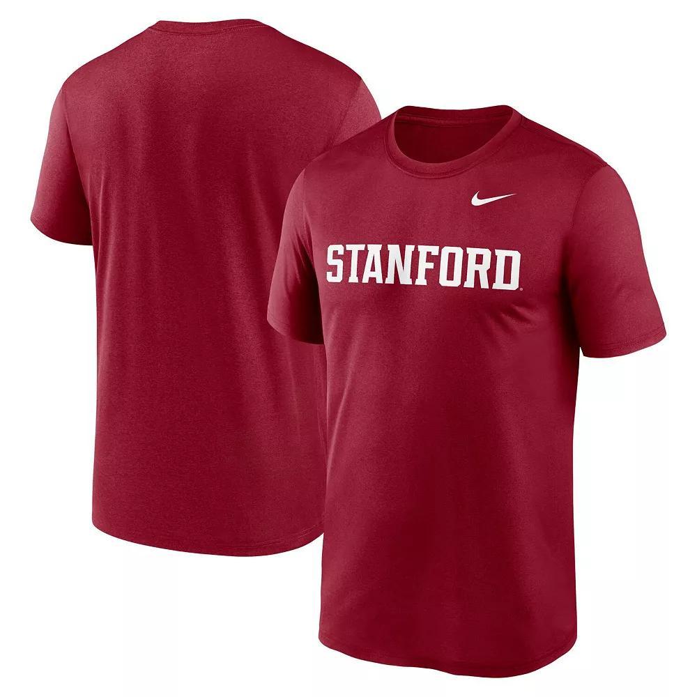 Men's Nike Scarlet Ohio State Buckeyes Primetime Legend Wordmark T-Shirt, Size: Large, Red Product Image